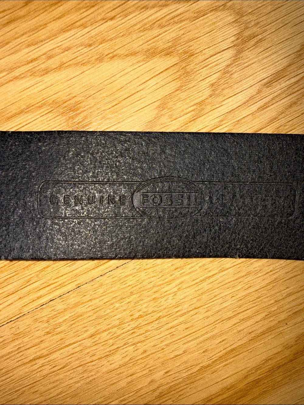Vintage Fossil Leather Brown Belt Turquoise Buckle Western Size Small